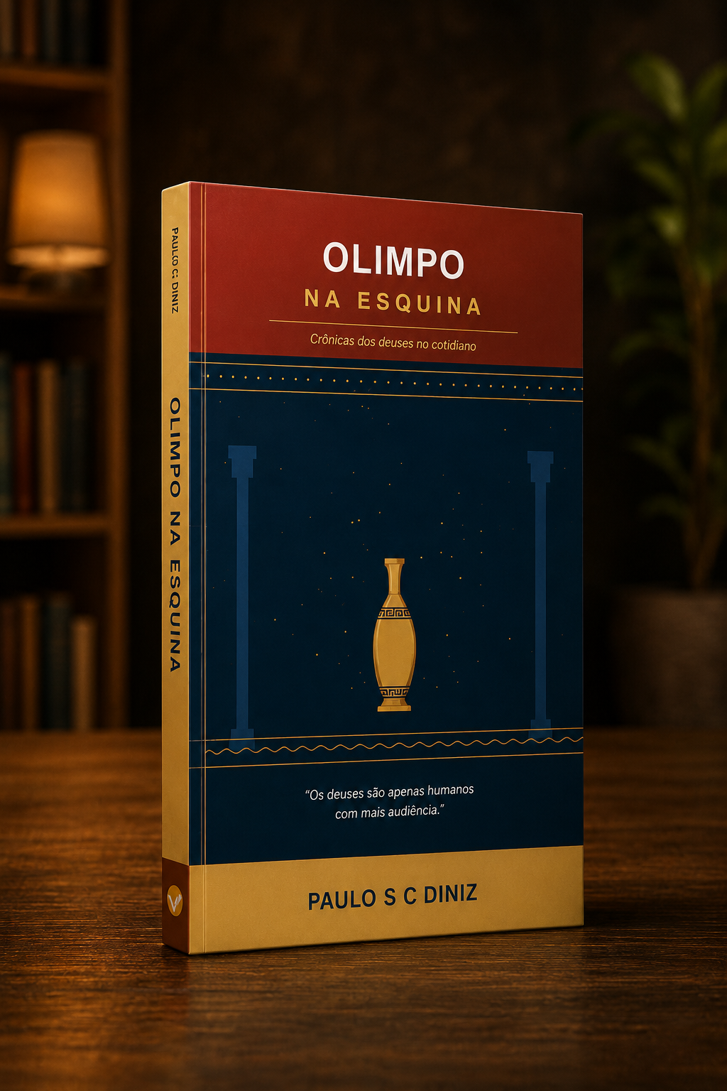 Capa do livro Olimpo na Esquina...